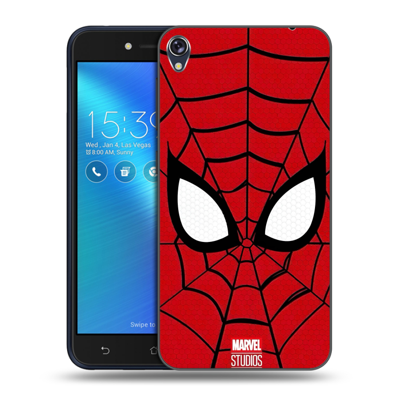 Силиконовый чехол на Asus ZenFone Live с принтом человек паук spiderman Силиконовый чехол на Asus ZenFone Live с принтом человек паук spiderman