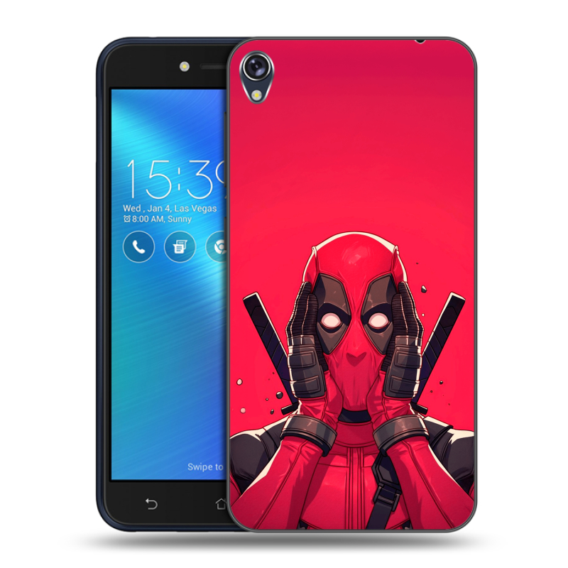 Силиконовый чехол на Asus ZenFone Live с принтом Дедпул Deadpool Силиконовый чехол на Asus ZenFone Live с принтом Дедпул Deadpool