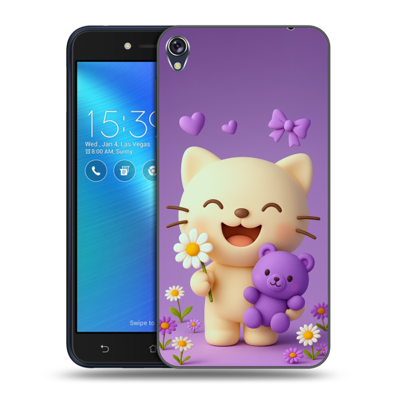 Силиконовый чехол на Asus ZenFone Live с принтом для девочек Силиконовый чехол на Asus ZenFone Live с принтом для девочек