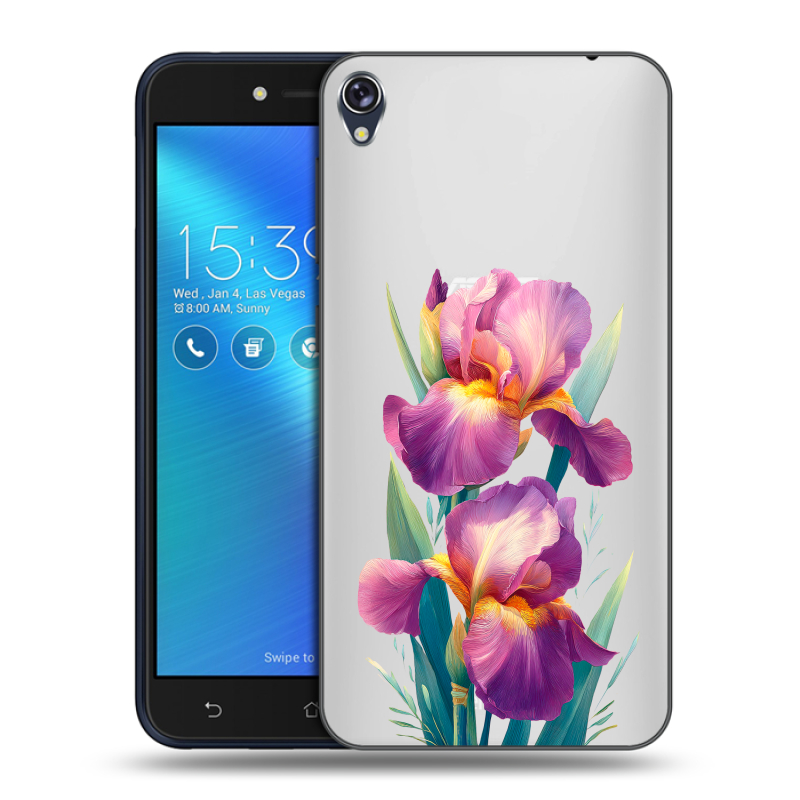 Силиконовый чехол на Asus ZenFone Live с принтом Цветы орхидеи Силиконовый чехол на Asus ZenFone Live с принтом Цветы орхидеи