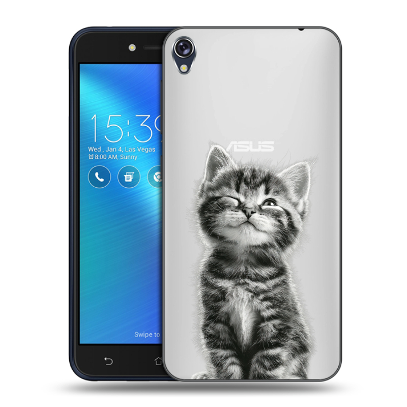 Силиконовый чехол на Asus ZenFone Live с принтом Котенок Силиконовый чехол на Asus ZenFone Live с принтом Котенок