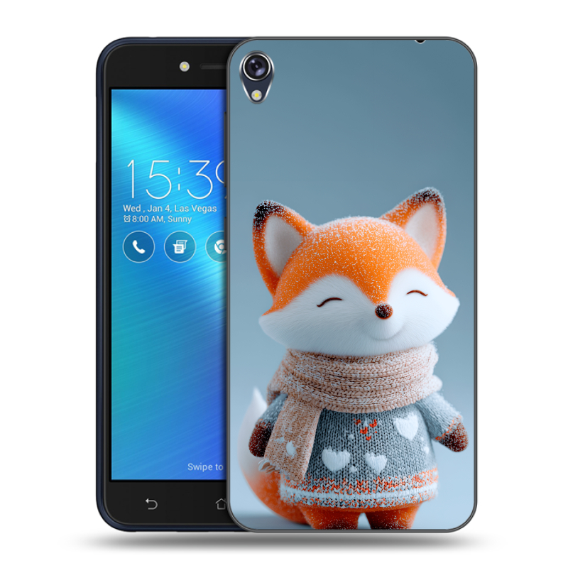 Силиконовый чехол на Asus ZenFone Live с принтом Лиса Силиконовый чехол на Asus ZenFone Live с принтом Лиса