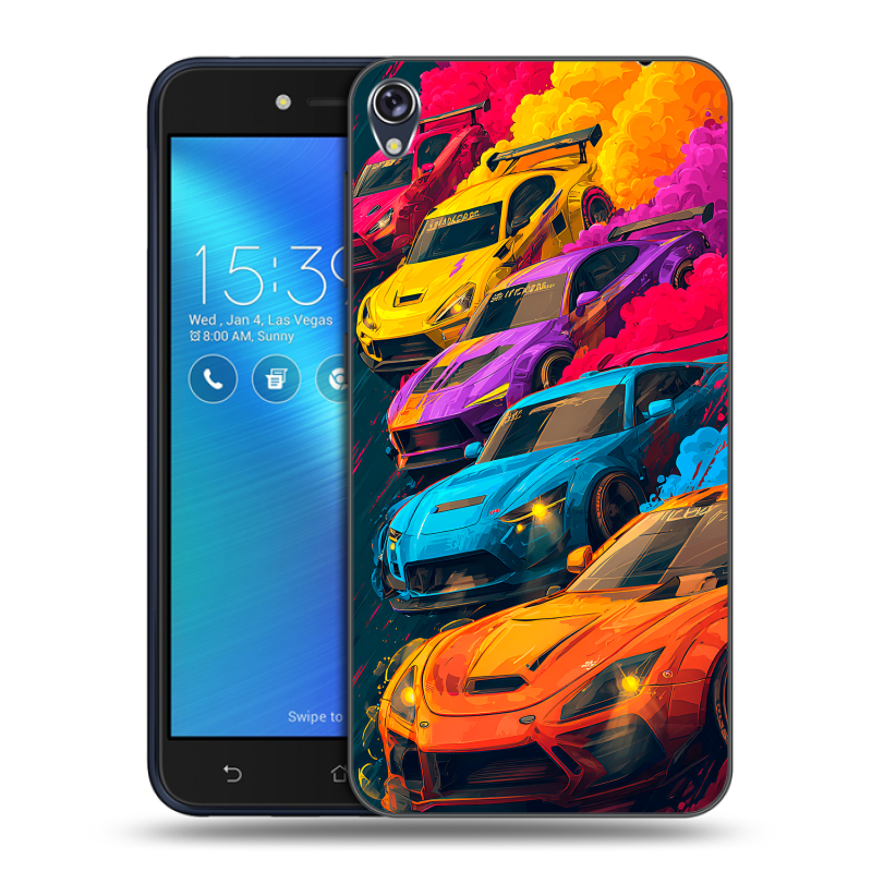 Силиконовый чехол на Asus ZenFone Live с принтом Тачки Силиконовый чехол на Asus ZenFone Live с принтом Тачки