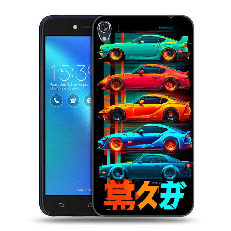 Силиконовый чехол на Asus ZenFone Live с принтом машины тачки Силиконовый чехол на Asus ZenFone Live с принтом машины тачки