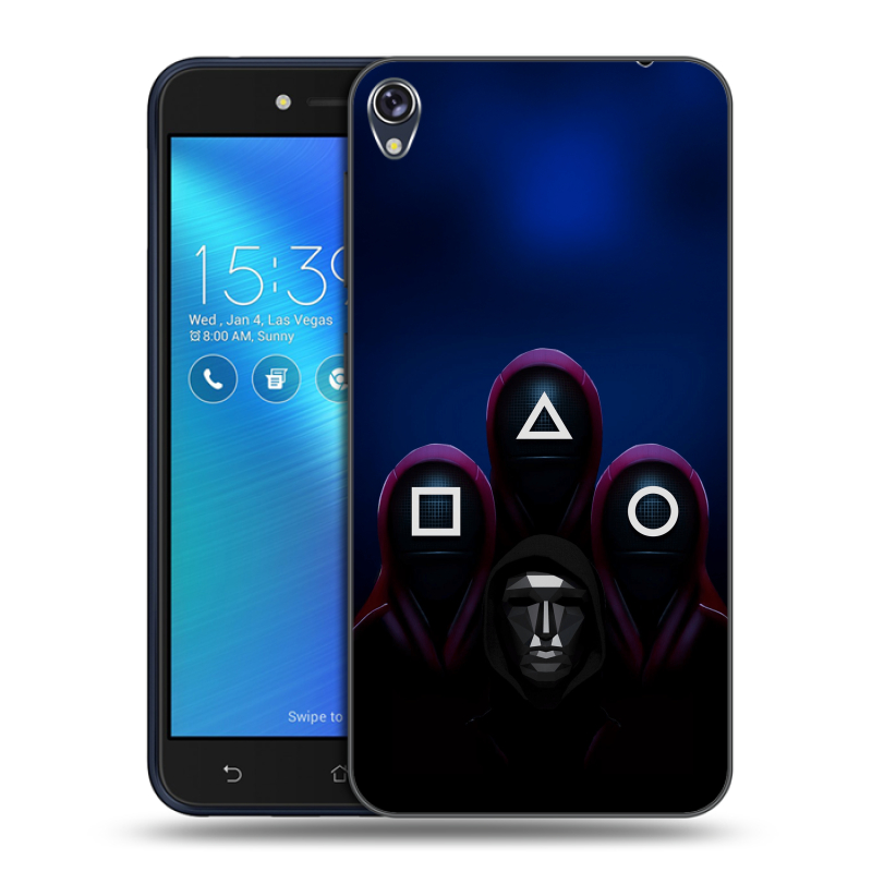 Силиконовый чехол на Asus ZenFone Live с принтом Игра Кальмара Силиконовый чехол на Asus ZenFone Live с принтом Игра Кальмара