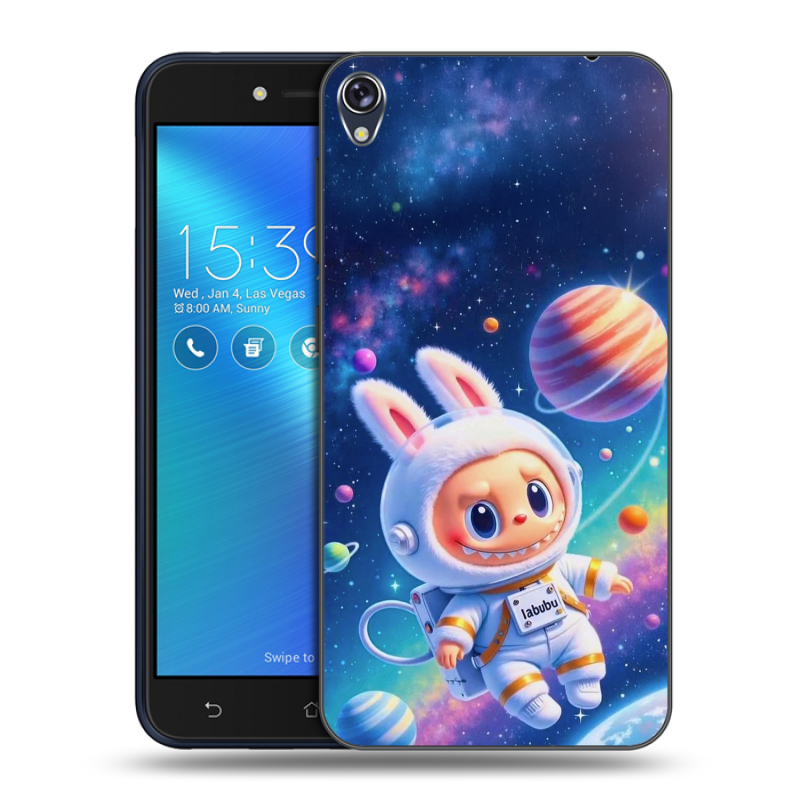 Силиконовый чехол на Asus ZenFone Live с принтом Labubu Лабубу Силиконовый чехол на Asus ZenFone Live с принтом Labubu Лабубу