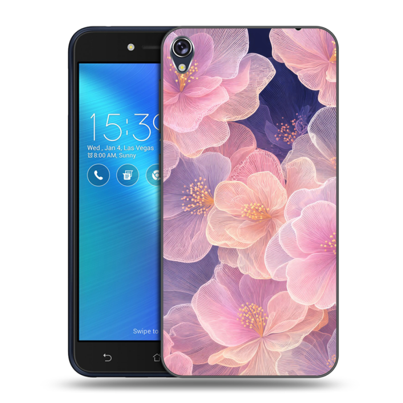 Силиконовый чехол на Asus ZenFone Live с принтом женский Силиконовый чехол на Asus ZenFone Live с принтом женский