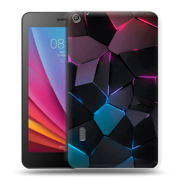 Силиконовый чехол на планшета Huawei MediaPad T3 7 с принтом Геометрия неона Силиконовый чехол на планшета Huawei MediaPad T3 7 с принтом Геометрия неона