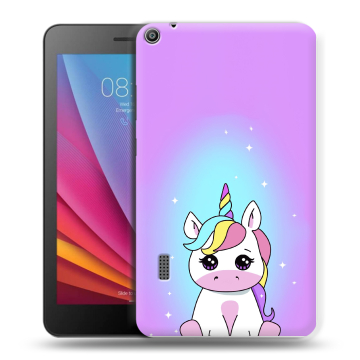 Силиконовый чехол на планшета Huawei MediaPad T3 7 с принтом Единорог Силиконовый чехол на планшета Huawei MediaPad T3 7 с принтом Единорог