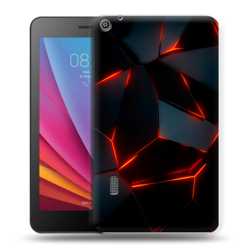 Силиконовый чехол на Huawei MediaPad T3 7 с принтом Яркие абстракции