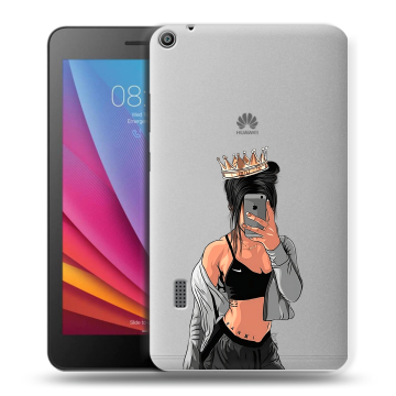 Силиконовый чехол на планшета Huawei MediaPad T3 7 с принтом Женские принты Силиконовый чехол на планшета Huawei MediaPad T3 7 с принтом Женские принты