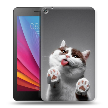 Силиконовый чехол на планшета Huawei MediaPad T3 7 с принтом Коты Силиконовый чехол на планшета Huawei MediaPad T3 7 с принтом Коты