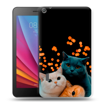 Силиконовый чехол на планшета Huawei MediaPad T3 7 с принтом Кошки Силиконовый чехол на планшета Huawei MediaPad T3 7 с принтом Кошки