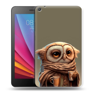 Силиконовый чехол на планшета Huawei MediaPad T3 7 с принтом Сова Силиконовый чехол на планшета Huawei MediaPad T3 7 с принтом Сова