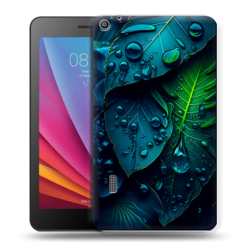 Силиконовый чехол на планшета Huawei MediaPad T3 7 с принтом Листья Силиконовый чехол на планшета Huawei MediaPad T3 7 с принтом Листья