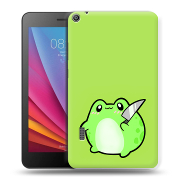 Силиконовый чехол на Huawei MediaPad T3 7 с принтом Лягушенок Силиконовый чехол на Huawei MediaPad T3 7 с принтом Лягушенок