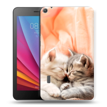 Силиконовый чехол на Huawei MediaPad T3 7 с принтом Котята
