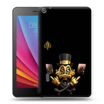 Силиконовый чехол на Huawei MediaPad T3 7 с принтом Золотой скрудж макдак