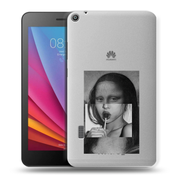 Силиконовый чехол на Huawei MediaPad T3 7 с принтом Мона Лиза Силиконовый чехол на Huawei MediaPad T3 7 с принтом Мона Лиза