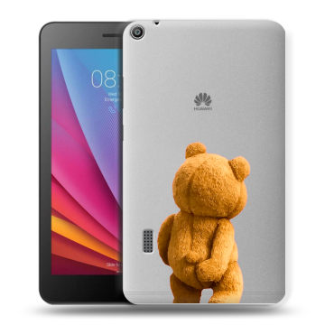 Силиконовый чехол на Huawei MediaPad T3 7 с принтом Медведь Силиконовый чехол на Huawei MediaPad T3 7 с принтом Медведь