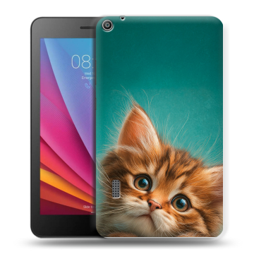 Силиконовый чехол на Huawei MediaPad T3 7 с принтом котенок Силиконовый чехол на Huawei MediaPad T3 7 с принтом котенок