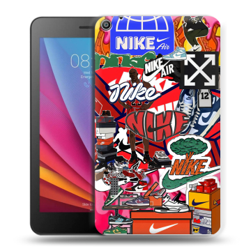 Силиконовый чехол на Huawei MediaPad T3 7 с принтом Найк Nike яркий Силиконовый чехол на Huawei MediaPad T3 7 с принтом Найк Nike яркий