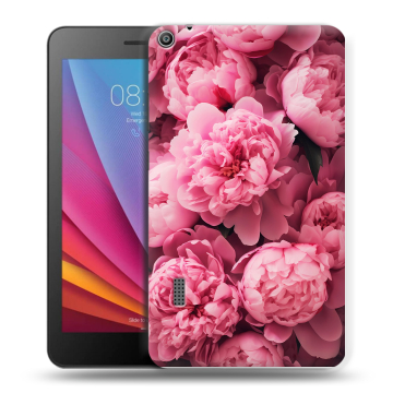 Силиконовый чехол на Huawei MediaPad T3 7 с принтом цветы пионы Силиконовый чехол на Huawei MediaPad T3 7 с принтом цветы пионы