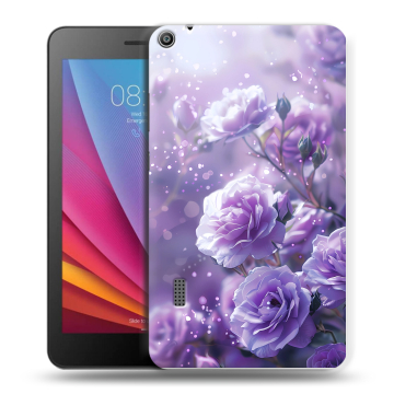 Силиконовый чехол на Huawei MediaPad T3 7 с принтом Розы цветы