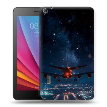 Силиконовый чехол на Huawei MediaPad T3 7 с принтом самолет Силиконовый чехол на Huawei MediaPad T3 7 с принтом самолет