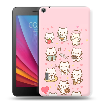 Силиконовый чехол на Huawei MediaPad T3 7 с принтом Hello Kitty Хелоу Кити Силиконовый чехол на Huawei MediaPad T3 7 с принтом Hello Kitty Хелоу Кити