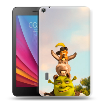 Силиконовый чехол на Huawei MediaPad T3 7 с принтом Шрек Shrek