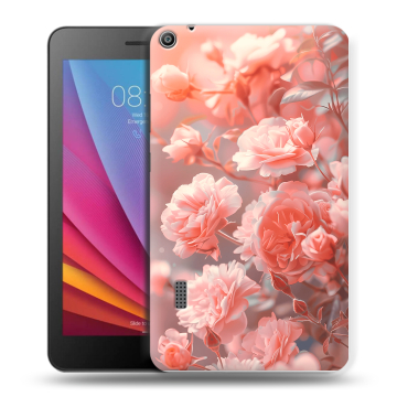 Силиконовый чехол на Huawei MediaPad T3 7 с принтом Розы цветы Силиконовый чехол на Huawei MediaPad T3 7 с принтом Розы цветы