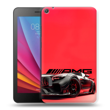 Силиконовый чехол на Huawei MediaPad T3 7 с принтом Мерседес Mercedes AMG