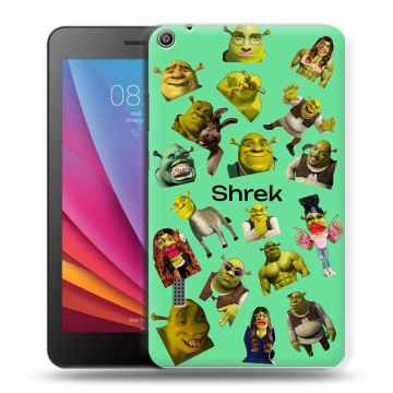 Силиконовый чехол на Huawei MediaPad T3 7 с принтом Шрек Shrek
