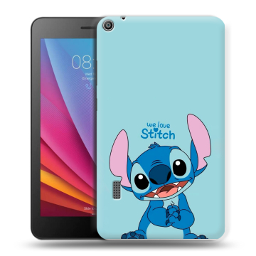 Силиконовый чехол на Huawei MediaPad T3 7 с принтом Лило и Стич