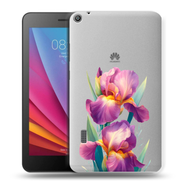 Силиконовый чехол на Huawei MediaPad T3 7 с принтом Цветы орхидеи