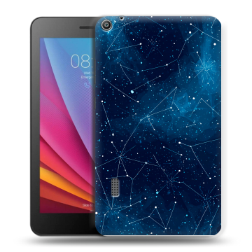 Силиконовый чехол на Huawei MediaPad T3 7 с принтом Космос звезды