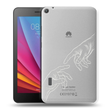 Силиконовый чехол на Huawei MediaPad T3 7 с принтом Сотворение мира