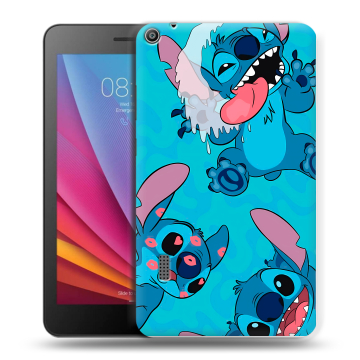 Силиконовый чехол на Huawei MediaPad T3 7 с принтом Лило и Стич