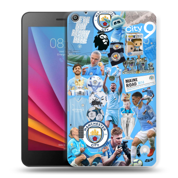 Силиконовый чехол на Huawei MediaPad T3 7 с принтом Man City Манчестер Сити Силиконовый чехол на Huawei MediaPad T3 7 с принтом Man City Манчестер Сити