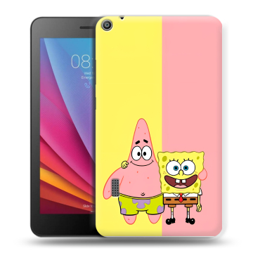 Силиконовый чехол на Huawei MediaPad T3 7 с принтом Спанч боб Спанчбоб Силиконовый чехол на Huawei MediaPad T3 7 с принтом Спанч боб Спанчбоб