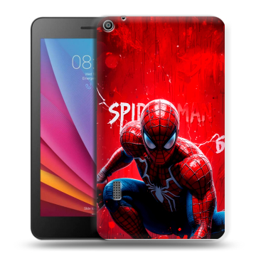 Силиконовый чехол на Huawei MediaPad T3 7 с принтом Spiderman Человек паук
