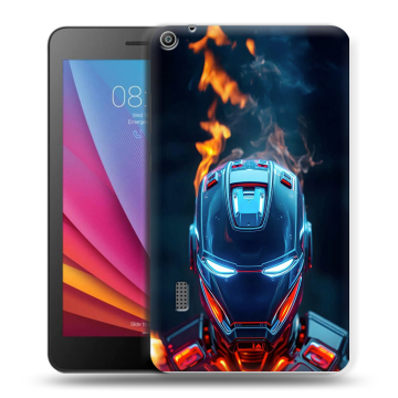 Силиконовый чехол на Huawei MediaPad T3 7 с принтом IronMan Железный человек