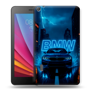 Силиконовый чехол на Huawei MediaPad T3 7 с принтом BMW БМВ Силиконовый чехол на Huawei MediaPad T3 7 с принтом BMW БМВ