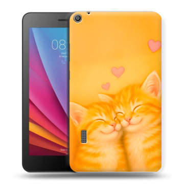 Силиконовый чехол на Huawei MediaPad T3 7 с принтом Милые котята Силиконовый чехол на Huawei MediaPad T3 7 с принтом Милые котята