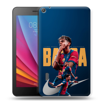 Силиконовый чехол на Huawei MediaPad T3 7 с принтом Барселона Barca Yamal Силиконовый чехол на Huawei MediaPad T3 7 с принтом Барселона Barca Yamal