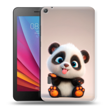 Силиконовый чехол на Huawei MediaPad T3 7 с принтом милая панда Силиконовый чехол на Huawei MediaPad T3 7 с принтом милая панда