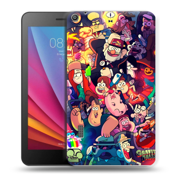 Силиконовый чехол на Huawei MediaPad T3 7 с принтом Gravity Falls Гравити Фолз Силиконовый чехол на Huawei MediaPad T3 7 с принтом Gravity Falls Гравити Фолз