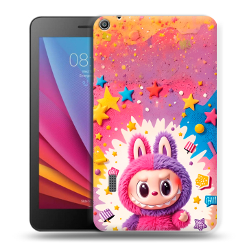 Силиконовый чехол на Huawei MediaPad T3 7 с принтом Labubu Лабубу Силиконовый чехол на Huawei MediaPad T3 7 с принтом Labubu Лабубу