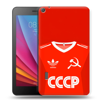 Силиконовый чехол на Huawei MediaPad T3 7 с принтом Флаг Герб СССР Силиконовый чехол на Huawei MediaPad T3 7 с принтом Флаг Герб СССР